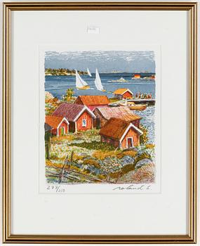Roland Svensson · ROLAND SVENSSON, färglitografi, signerad och numrerad 277/350