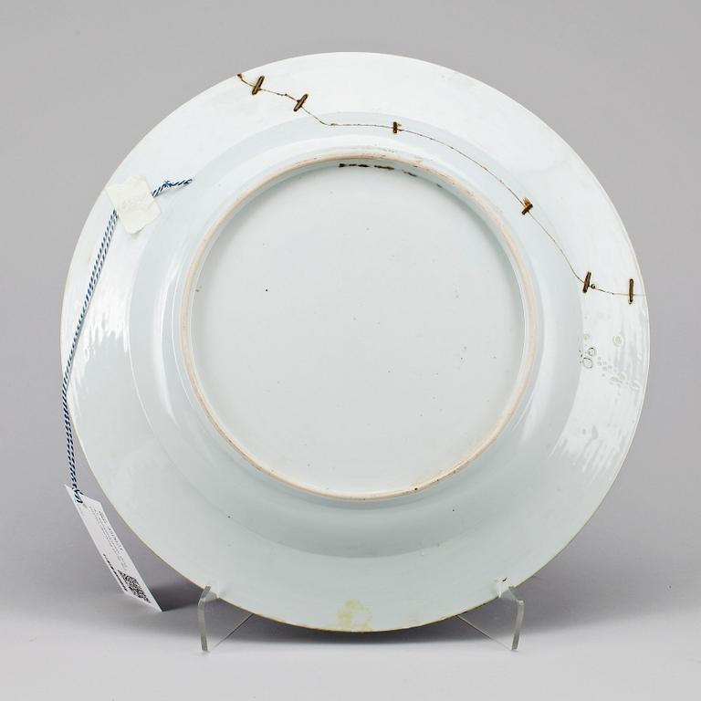 FAT, kompaniporslin. Qing dynastin, Qianlong (1736-95).