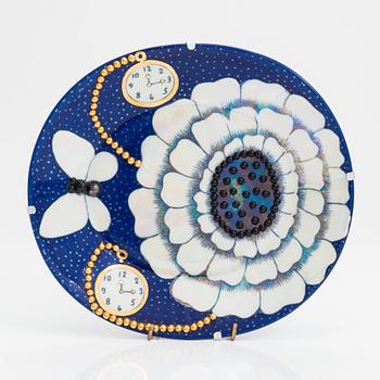 Birger Kaipiainen, dekorationsfat, keramik, märkt Birger Kaipiainen, Arabia Finland.