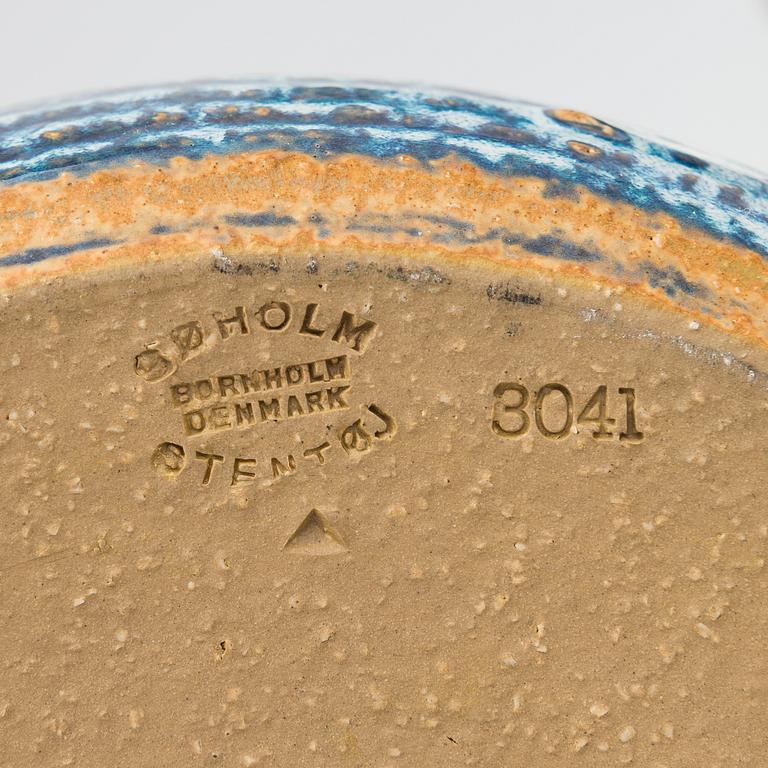 Einar Johansen Söholm, bordslampor, ett par, stengods, Danmark, 1900-talets senare del.