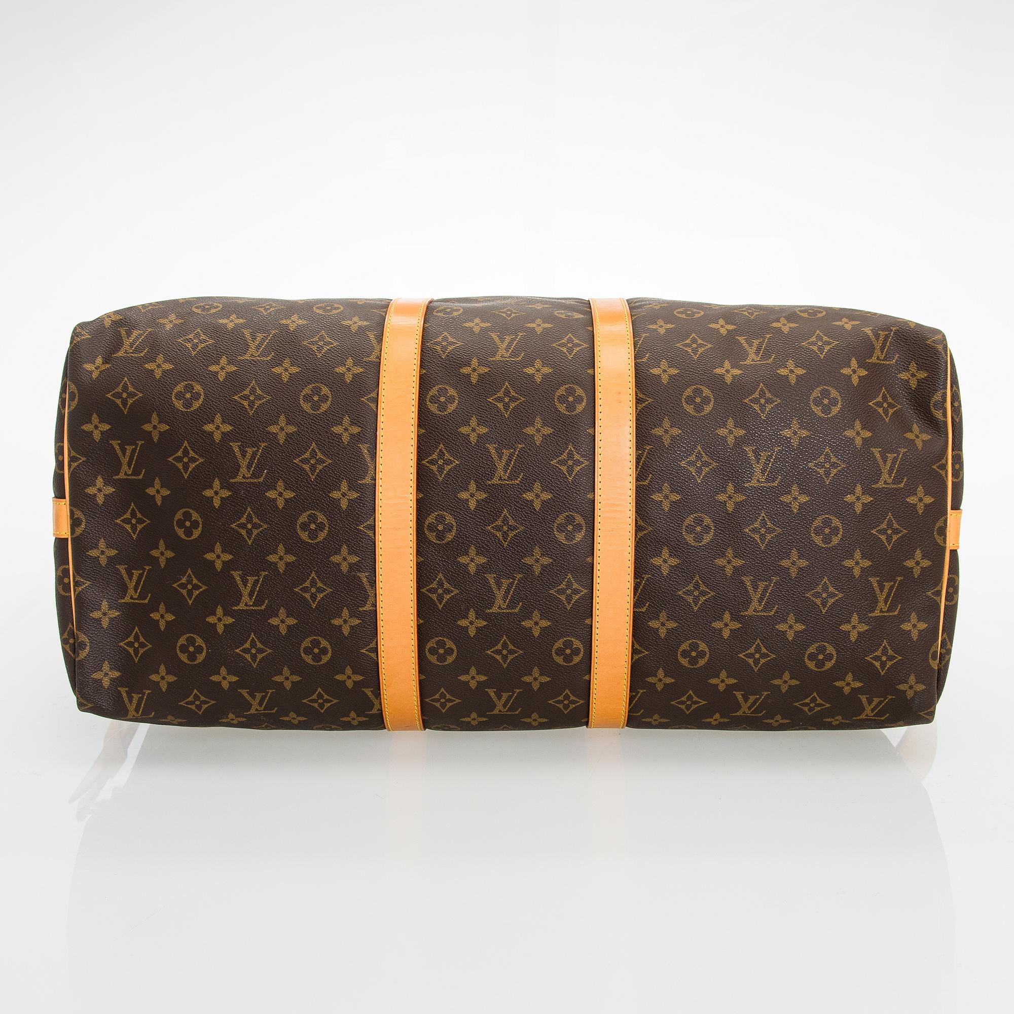 Louis Vuitton, A Monogram canvas 'Keepall 55 bandoulière' Bag.