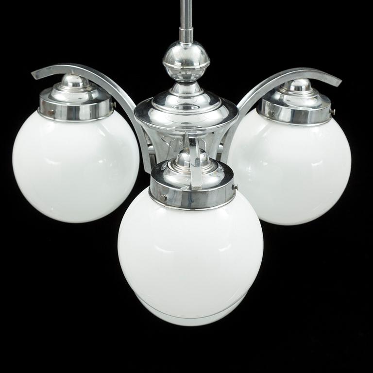 TAKLAMPA, Art Deco, 1930-tal. Höjd ca 71 cm.