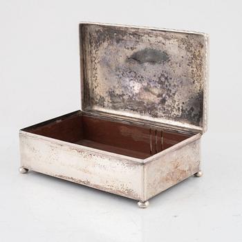 A Swedish silver box, mark of Edlunds Silvevarufabrik, Stockholm 1922.