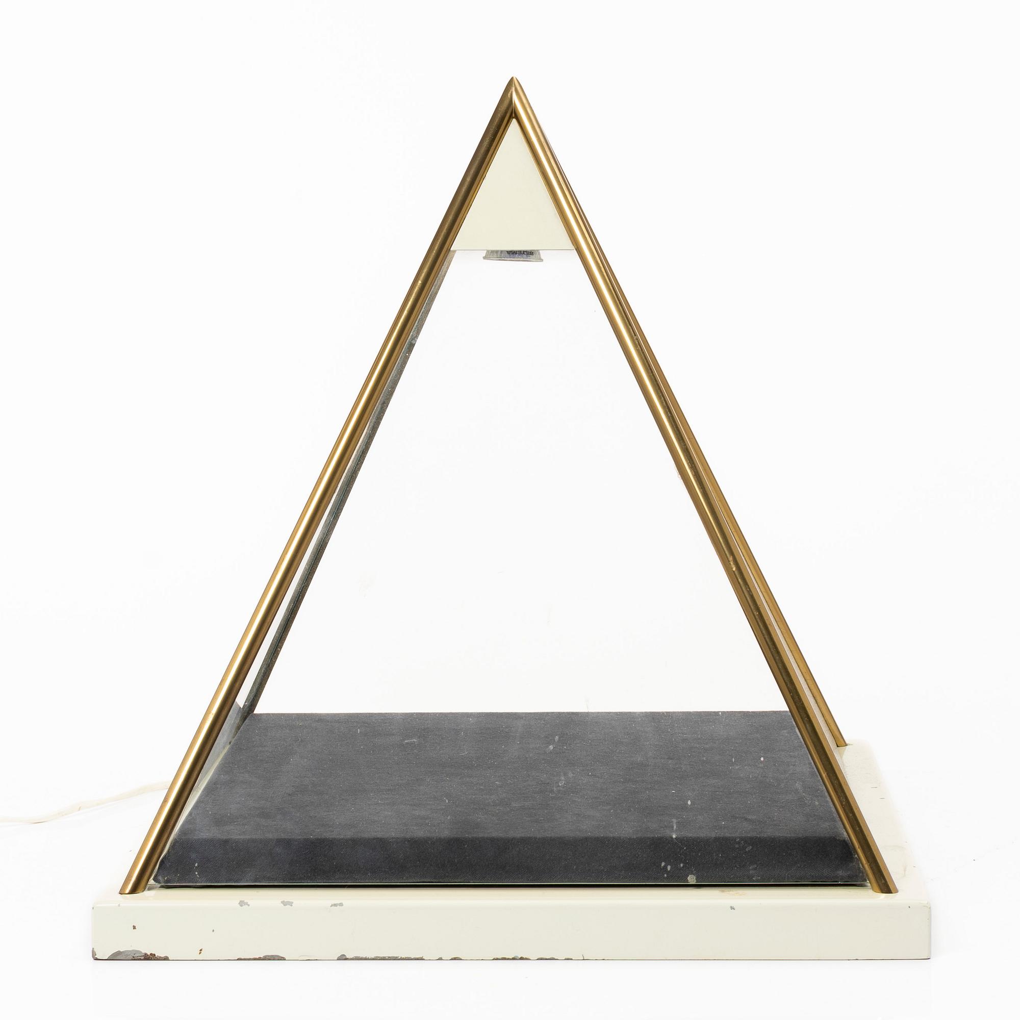 Omega, a display case.