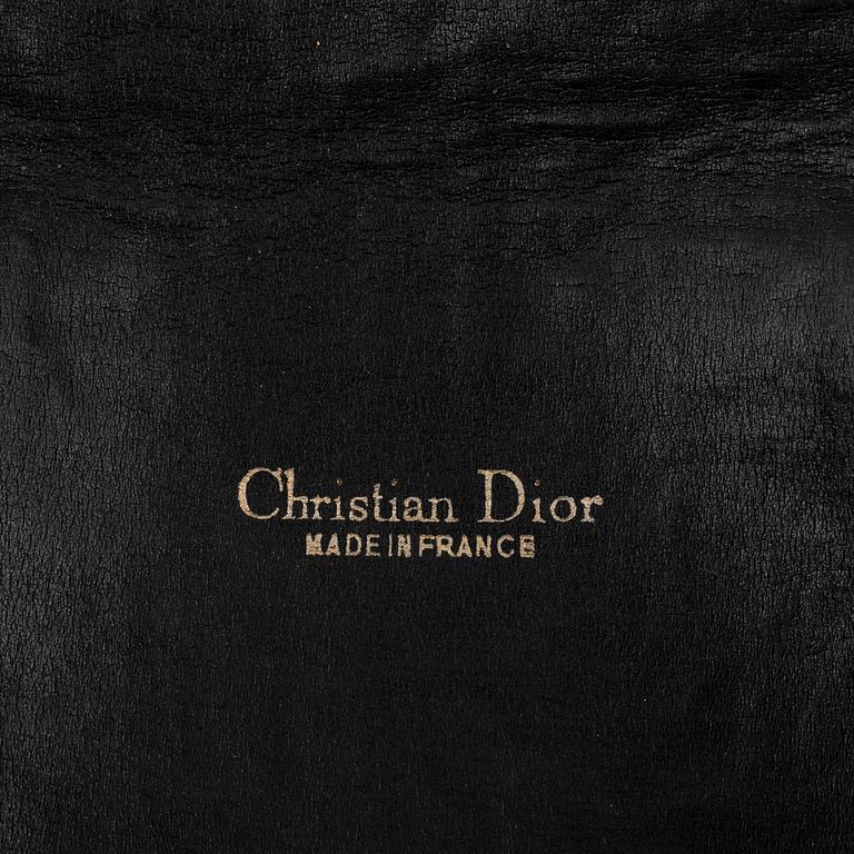 Christian Dior, väskor, 2 st, weekendbag samt clutch, vintage.