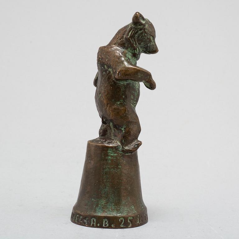 JUSSI MÄNTYNEN, bronze sculpture, signed -55.