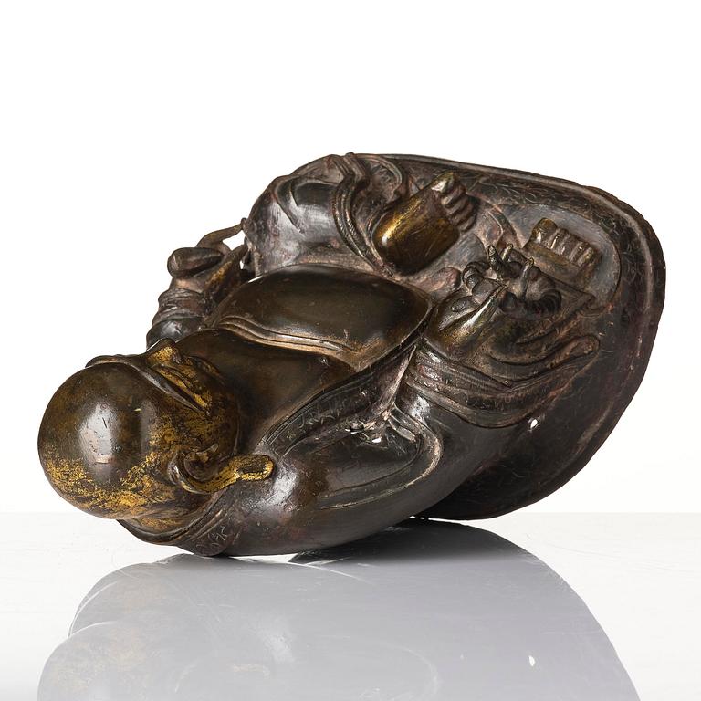 Budai, brons. Mingdynastin (1368-1644).
