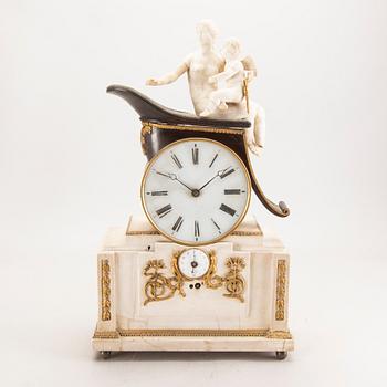 An Empire table clock first half of the 19th century.
