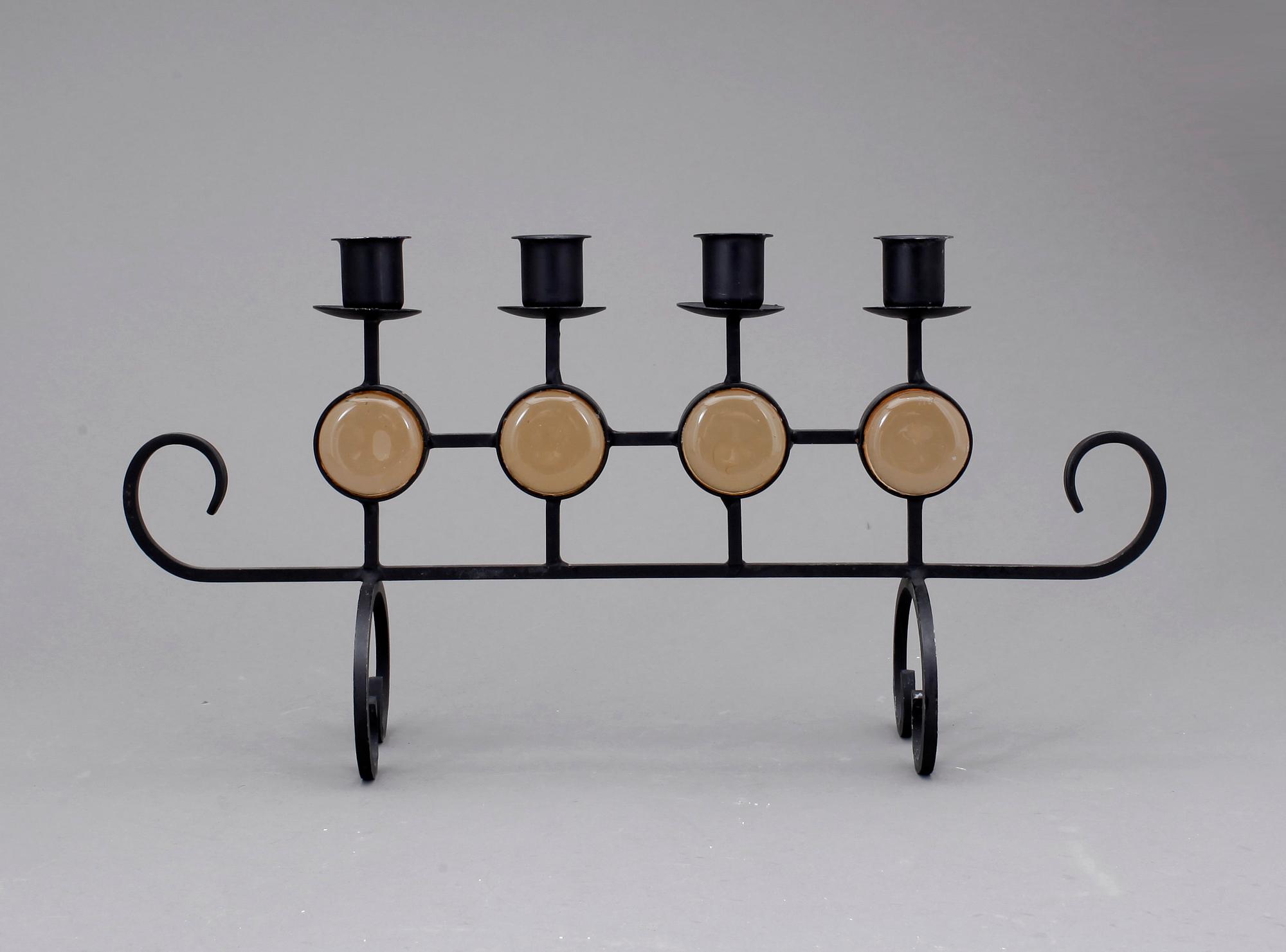 KANDELABER samt FÖNSTERDEKORATION, Gunnar Ander, Ystad metall.