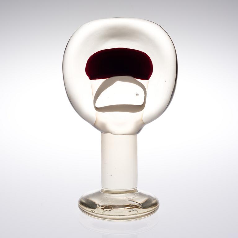 OIVA TOIKKA, TRE GLASSKULPTURER. Lollipop. Notsjö, 1960-tal.