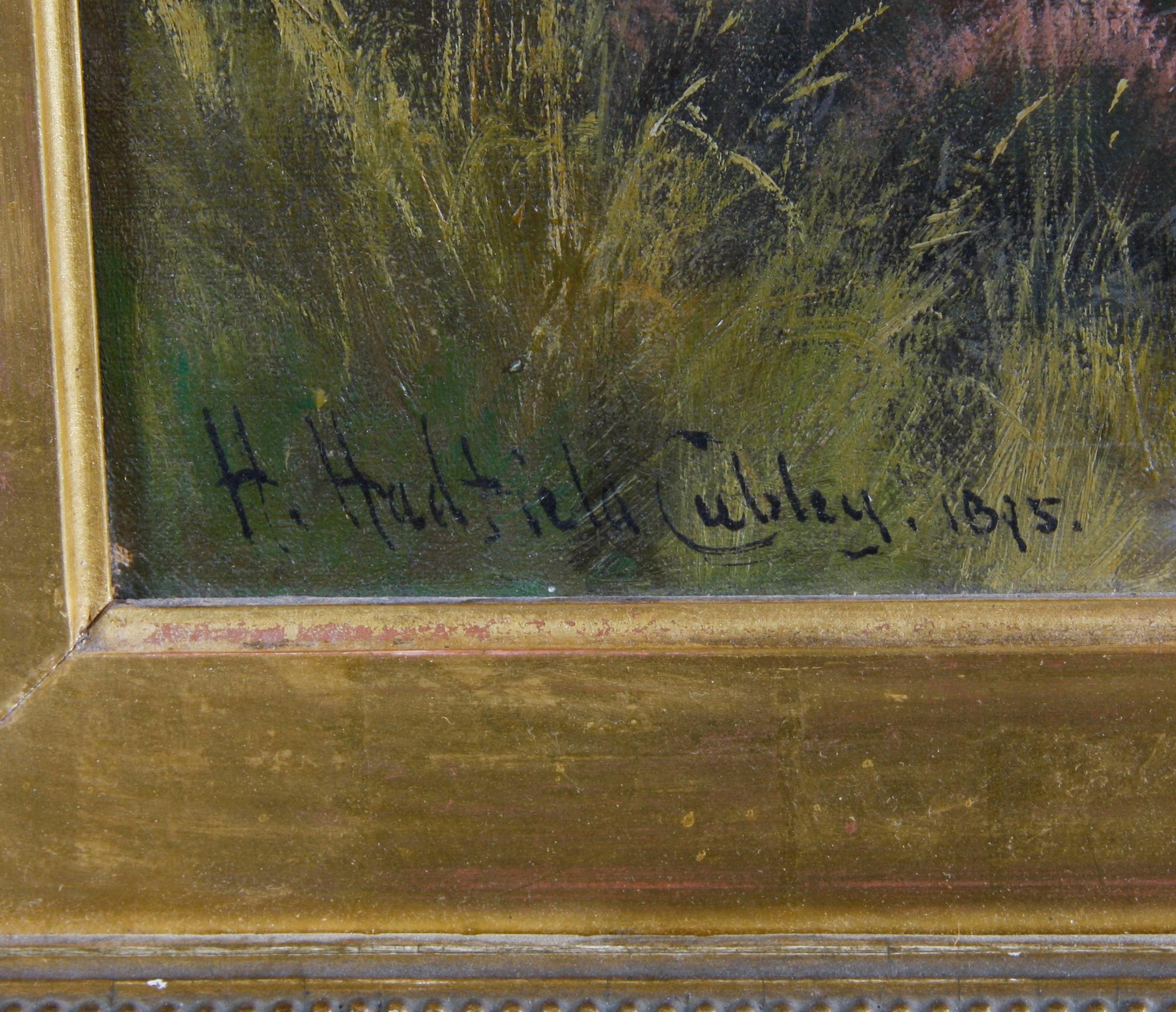 HENRY HADFIELD-COBLEY. Olja på duk, sign. o dat. 1895.