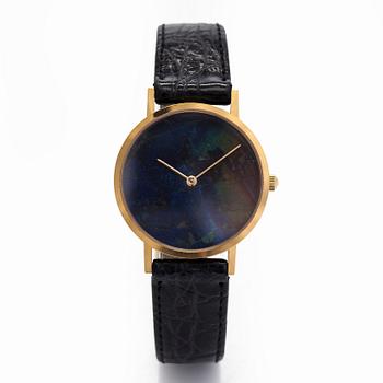 Zenith, Finlandia, wristwatch, 30 mm, spectrolite dial, gold/stainless steel, quartz.