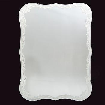 Spegel, Eriksmåla Glasbruk  1950-tal.