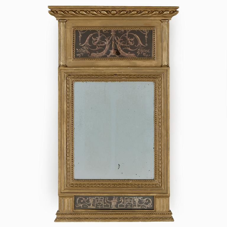 SPEGEL, sengustaviansk, omkring år 1800.