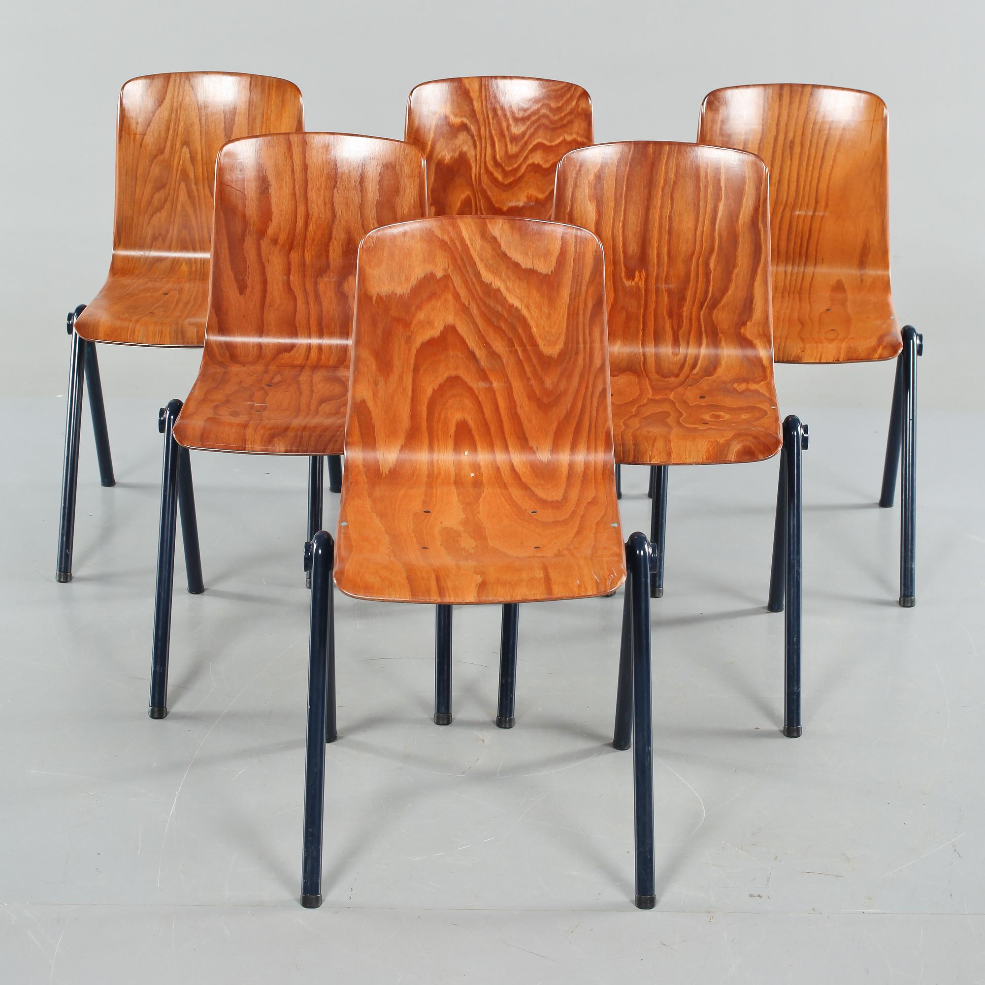 STOLAR, 6 st, Pagholz, 1900-talets andra hälft.