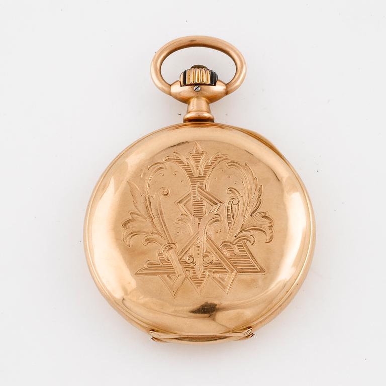 LONGINES, pocket watch, savonett, 52 mm.