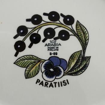 SERVISDELAR, 22 st, porslin, "Paratiisi", Birger Kaipiainen, Arabia, Finland, 1970-tal.