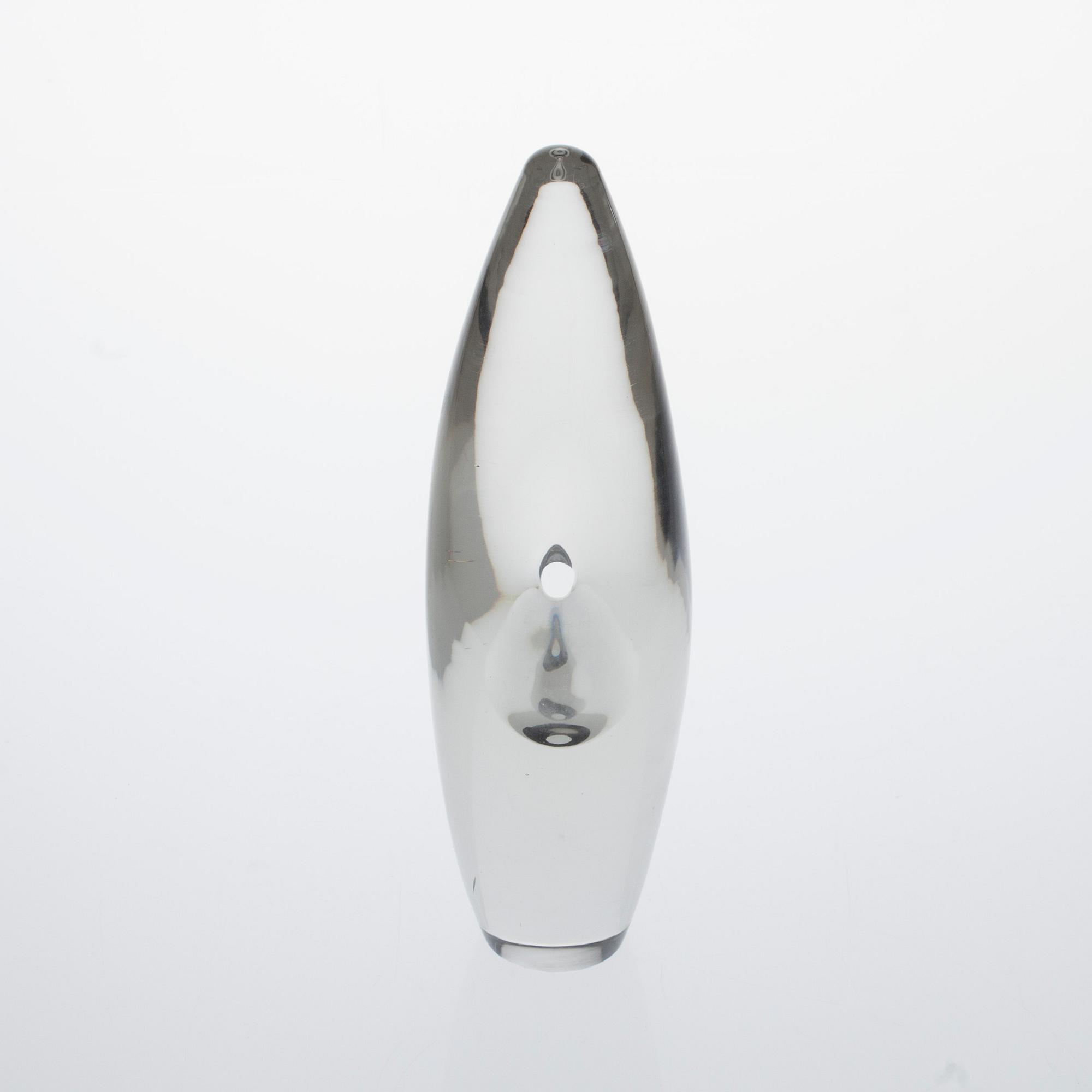 VEISTOS, lasia, "Orkide", signeerattu Timo Sarpaneva, päivätty -55.