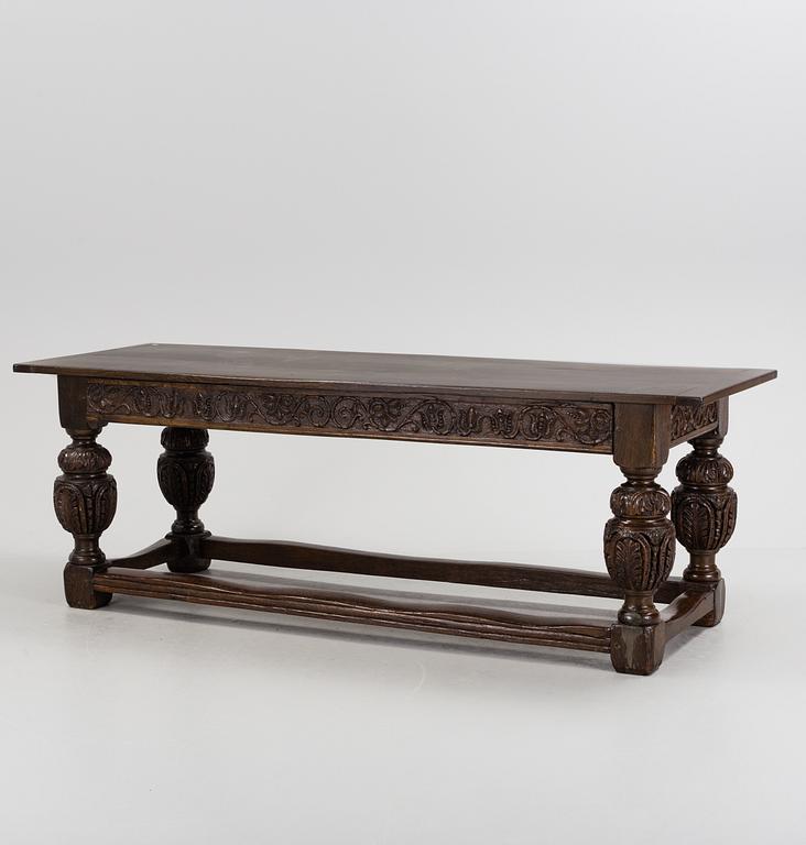 A library table, Baroque-style, 1900s.