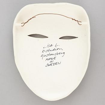 LISA LARSON, a stoneware mask, K-Studion, Gustavsberg.