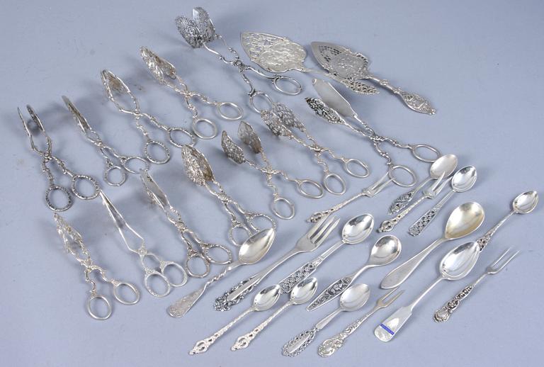 PARTI SILVER, 68 delar, ca 970 g.