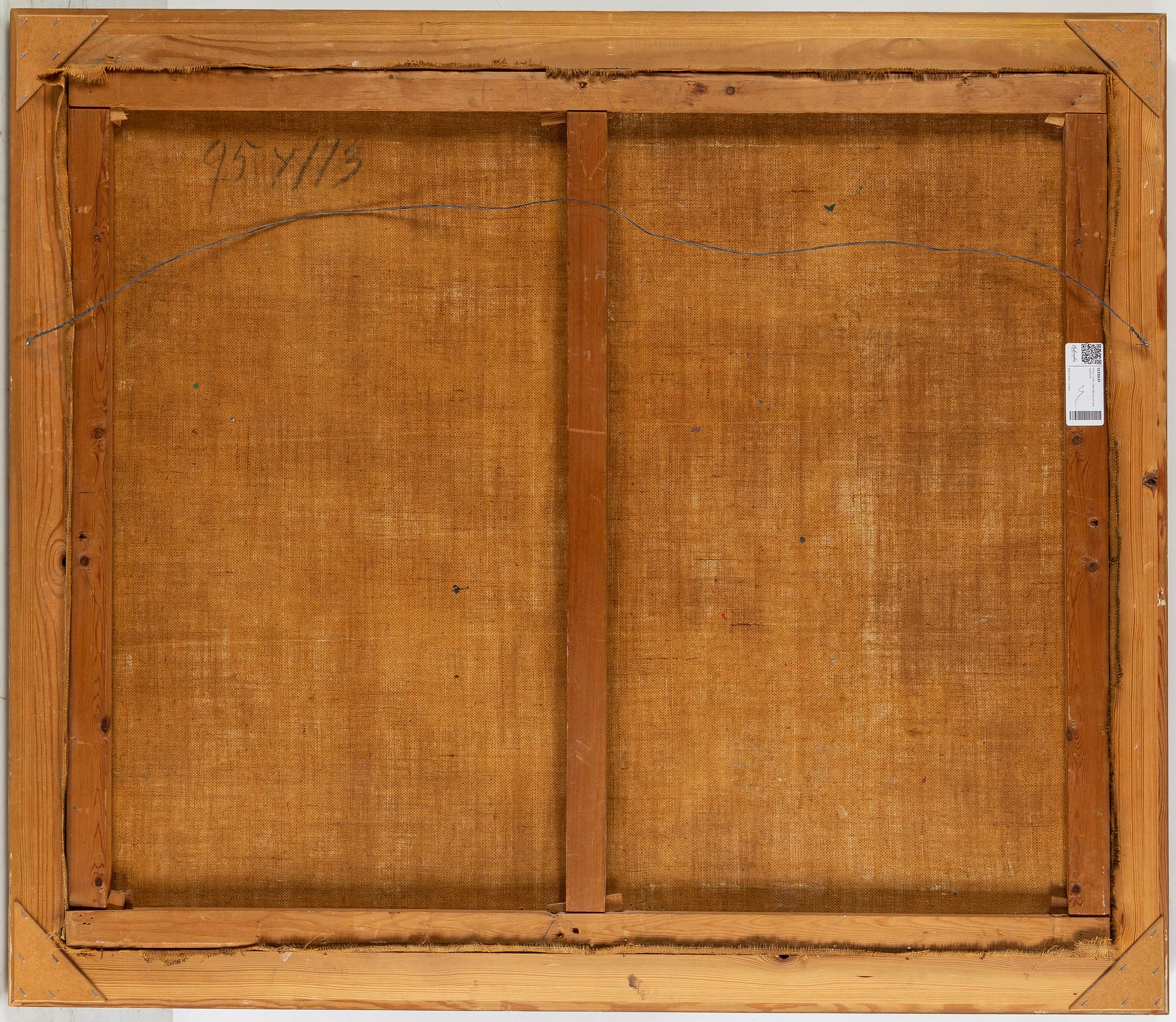 EMILE ZOIR, oil on canvas, signed.