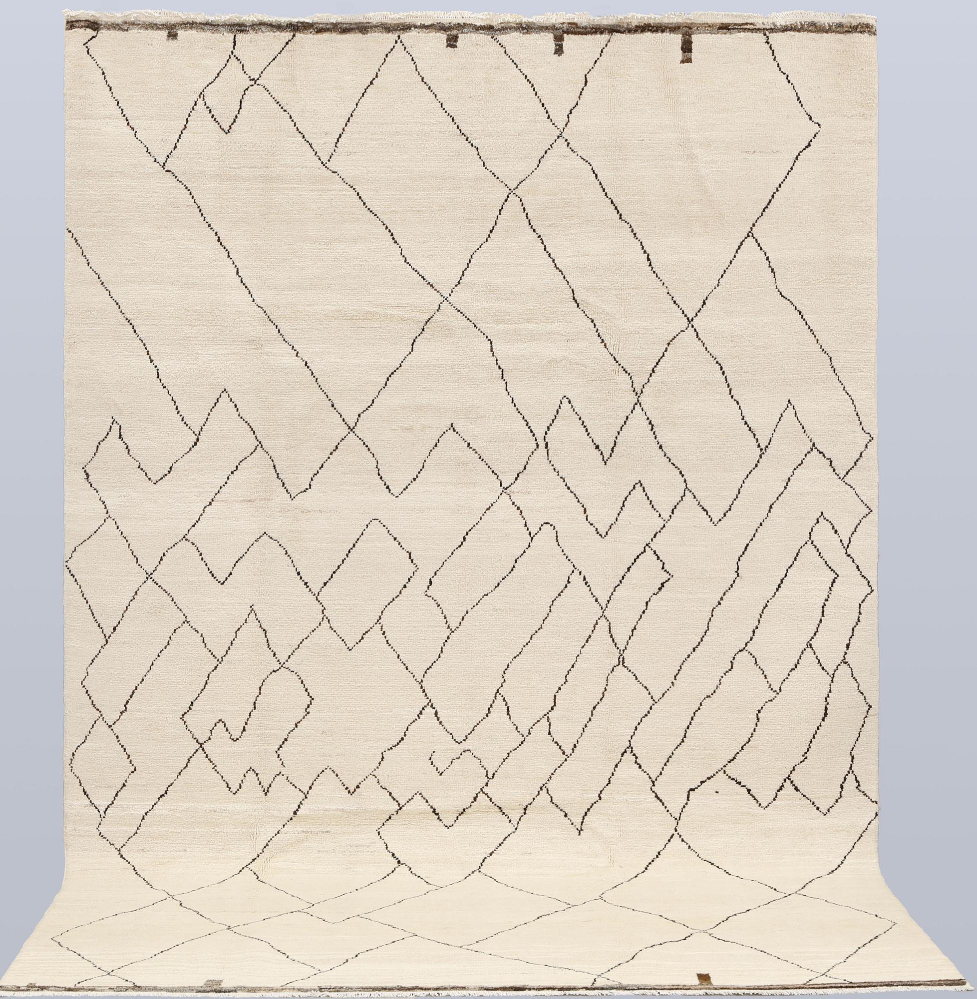 A Moroccan carpet, 293 x 186 cm.