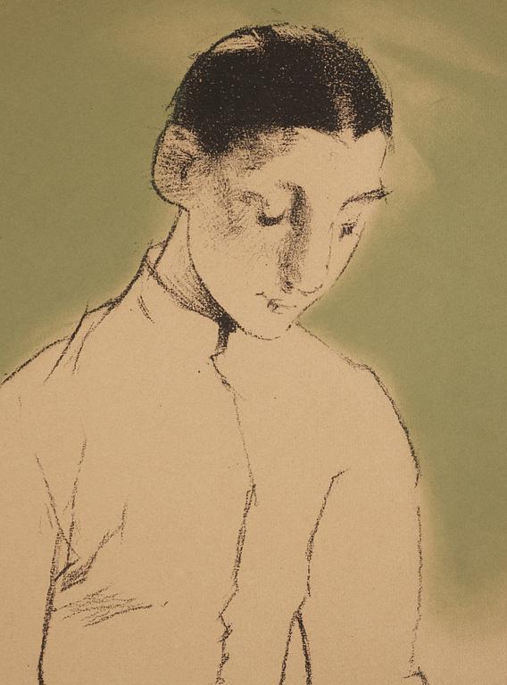 Helene Schjerfbeck, "Konfirmanden I".