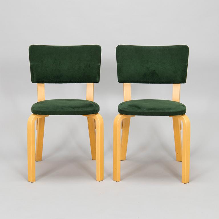 Alvar Aalto, Ten late-20th century '63' chairs for Artek.
