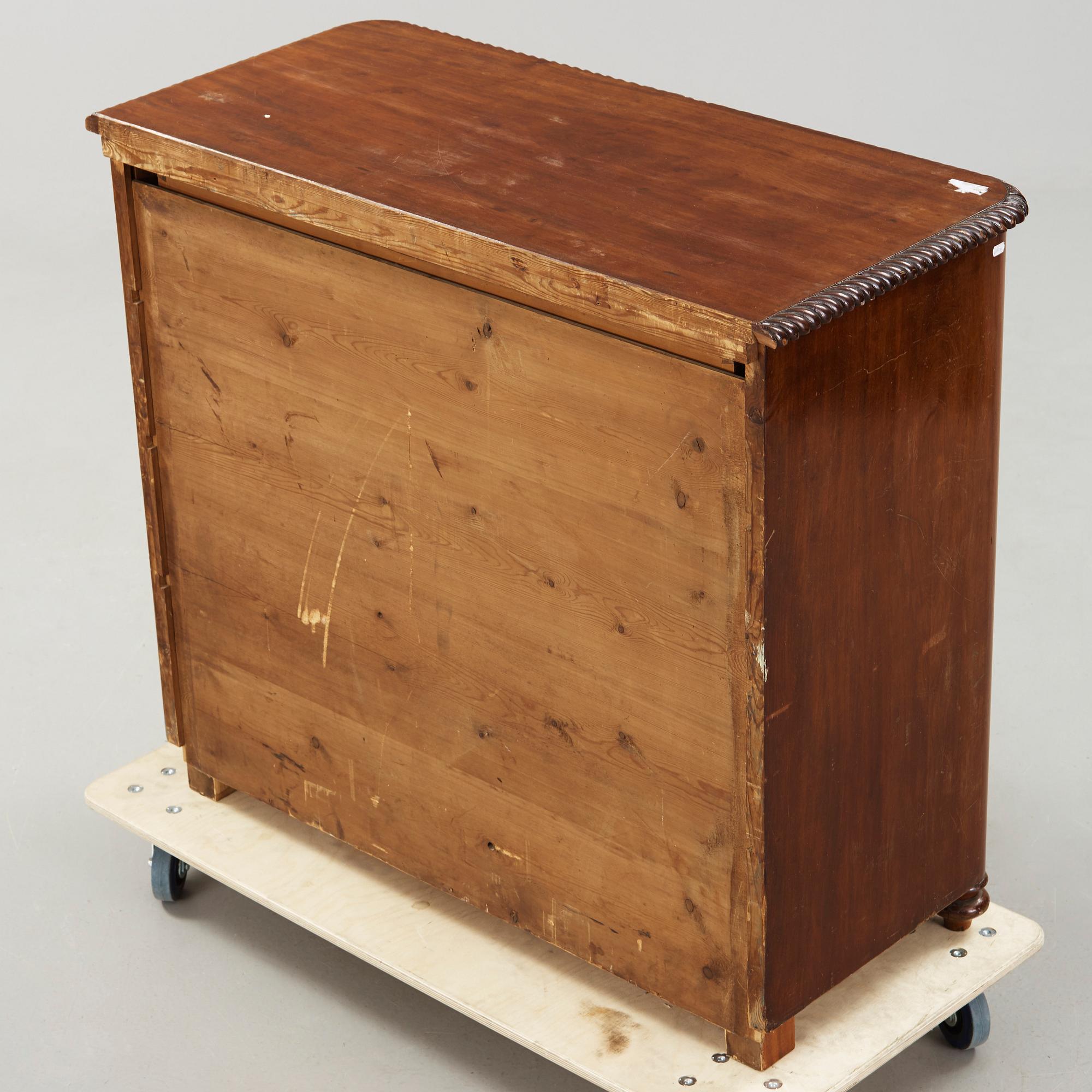 SKRIVBYRÅ, senempire, 1800-talets mitt.