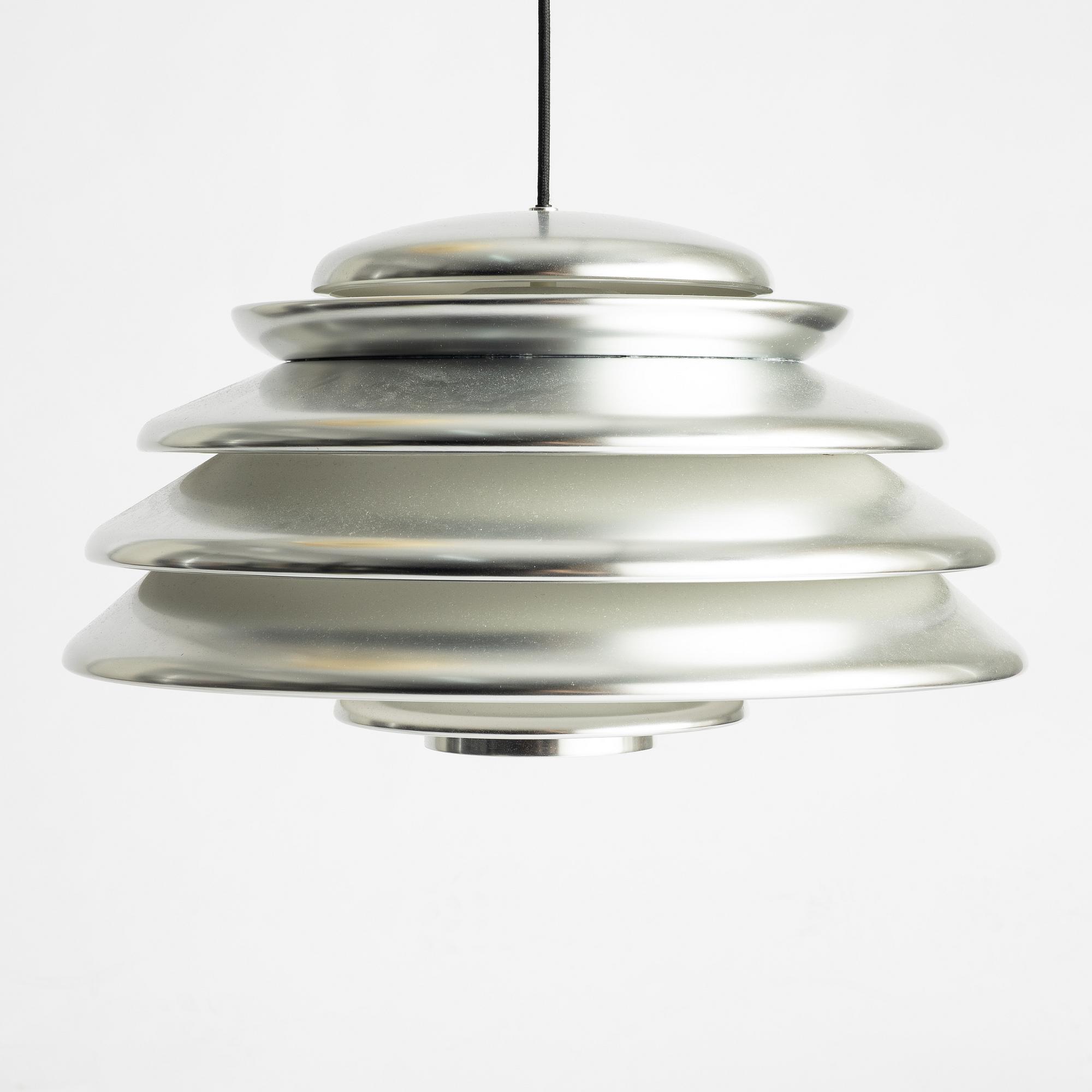 Verner Panton, A 'Hive Pendant Aluminium' lamp, Verpan, contemporary.