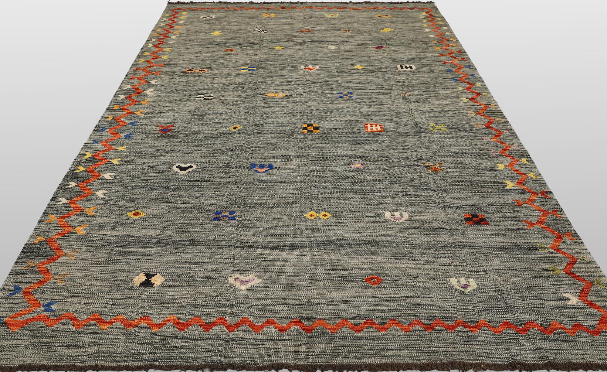 A Kelim carpet, 297 x 200 cm.