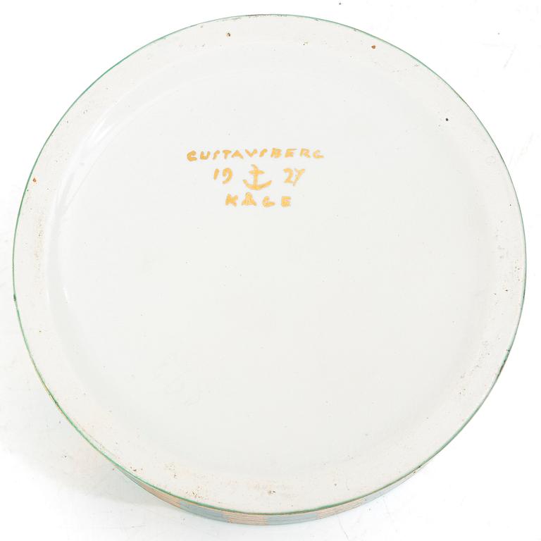 Wilhelm Kåge, keramik, 4 delar, Gustavsberg, 1927-29.