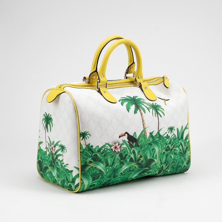 GUCCI, a monogram canvas "Boston bag Para Brasil", limited edition.