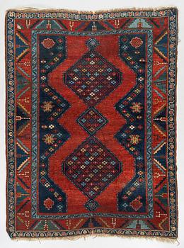 A kazak carpet, South Caucasus ca. 208 x 159 cm.