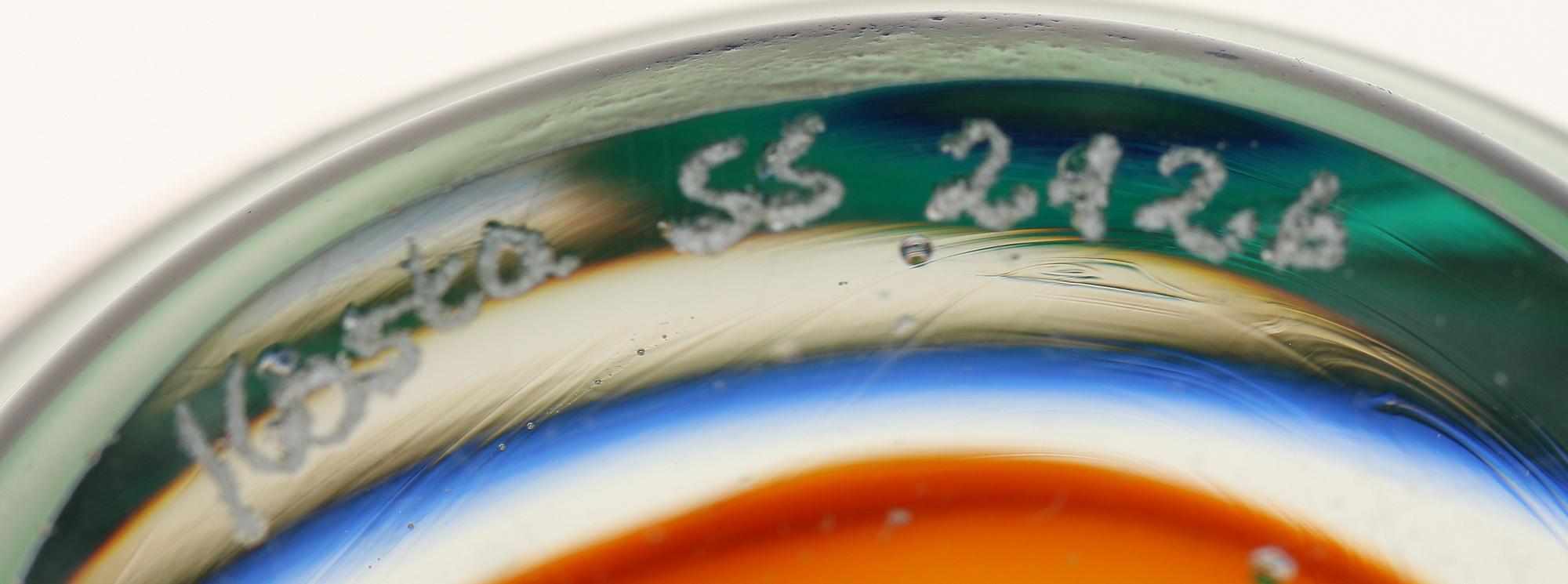 FLACON, glas, Mona Morales Schildt, sign.