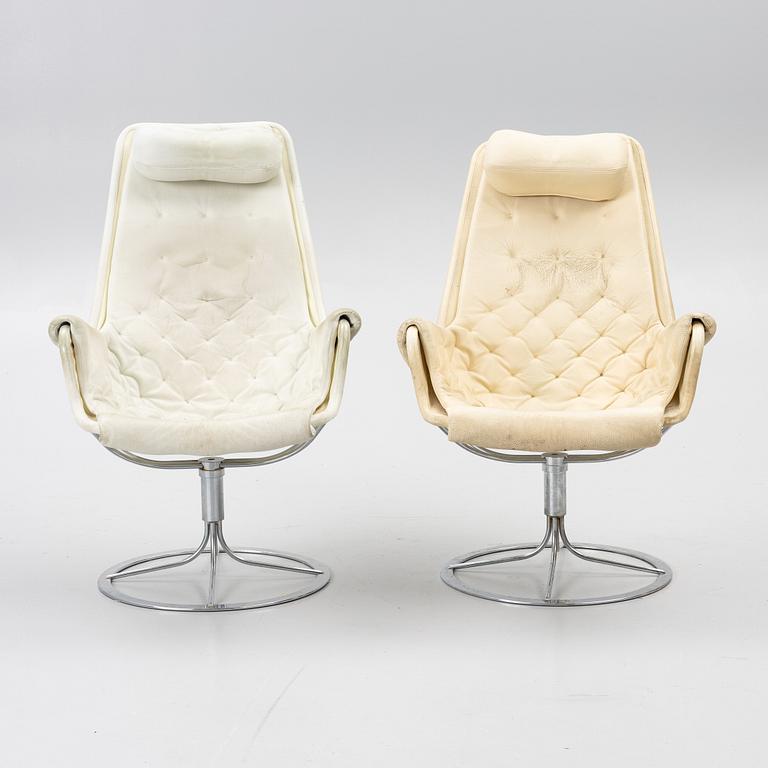 Bruno Mathsson, fåtöljer, ett par, ”Jetson”, Dux, 1900-talets andra hälft.