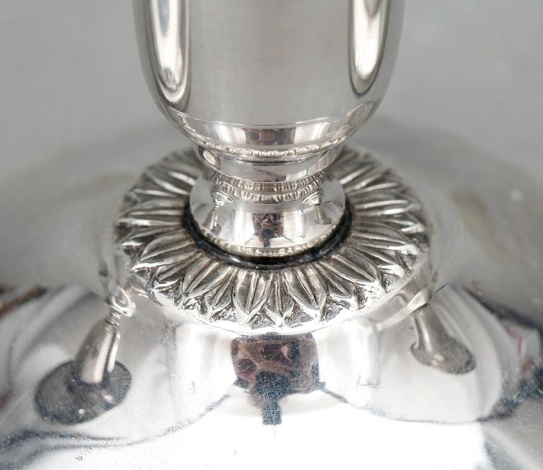 LJUSSTAKAR, 2 par, silver, bland annat K&EC, Göteborg, 1959.