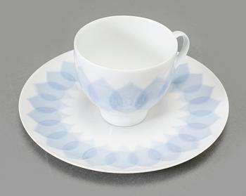 KAFFESERVIS, 28 delar, porslin, Rosenthal, Tyskland, 1900-talets andra hälft.