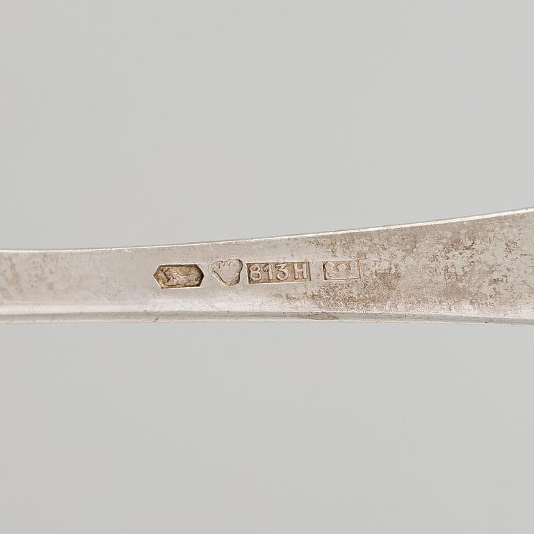 Bestickuppsättning, 24 dlr, silver Kultakeskus, Tavastehus 1939.