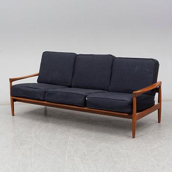 ERIK WØRTS, a 'Kolding' walnut sofa from IKEA, 1960's.