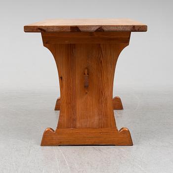 AXEL EINAR HJORTH, an attributed pine 'Lovö' table from Nordiska Kompaniet.