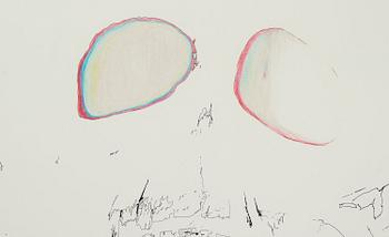 Matt Greene, executed in 2003, ink and crayon on paper.