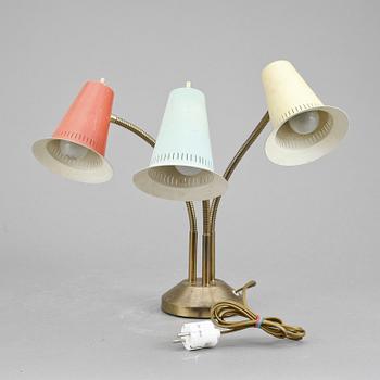 BORDSLAMPA, 1950-tal.