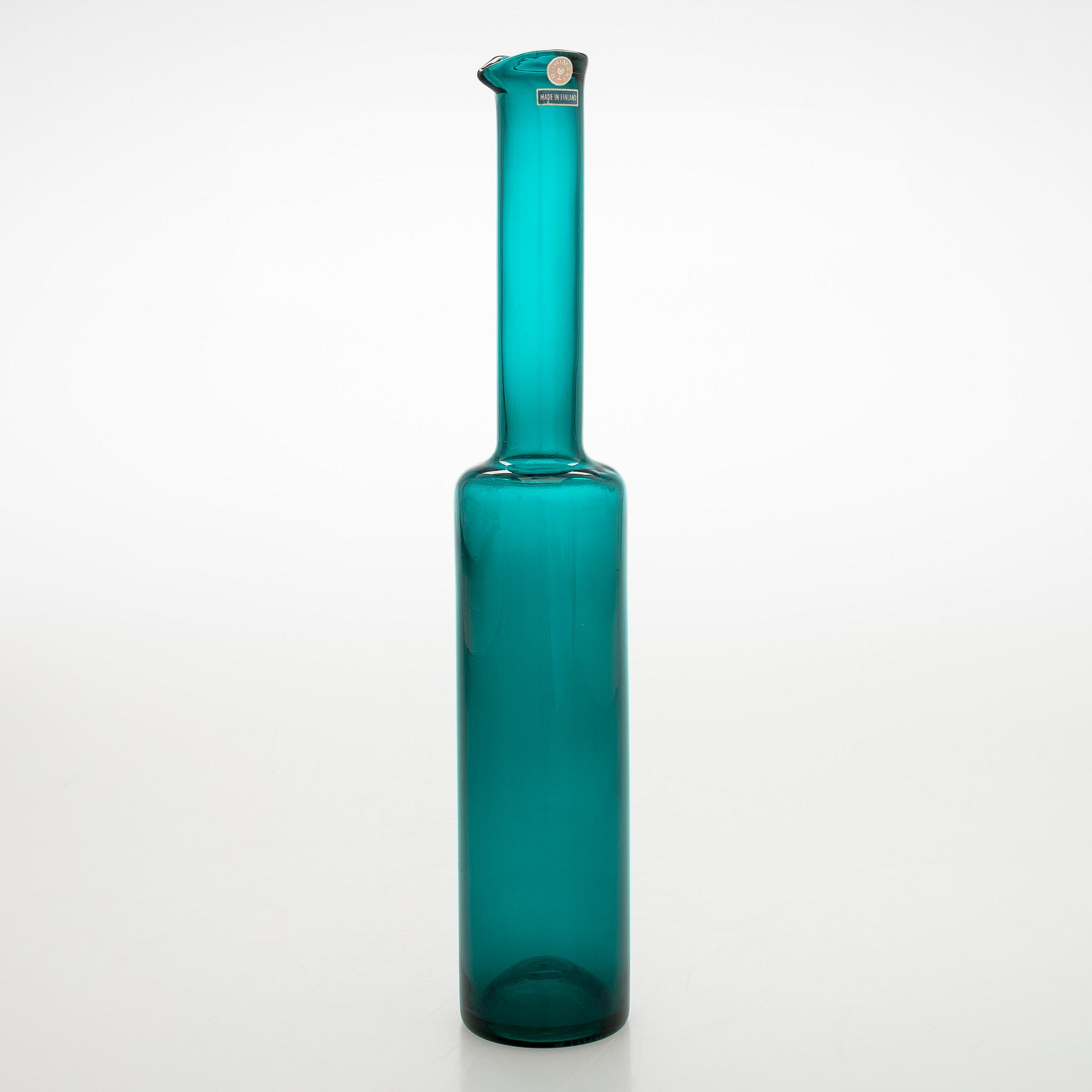 Nanny Still, a model '1734' glass bottle, signed Nanny Still Riihimäen Lasi O.Y.