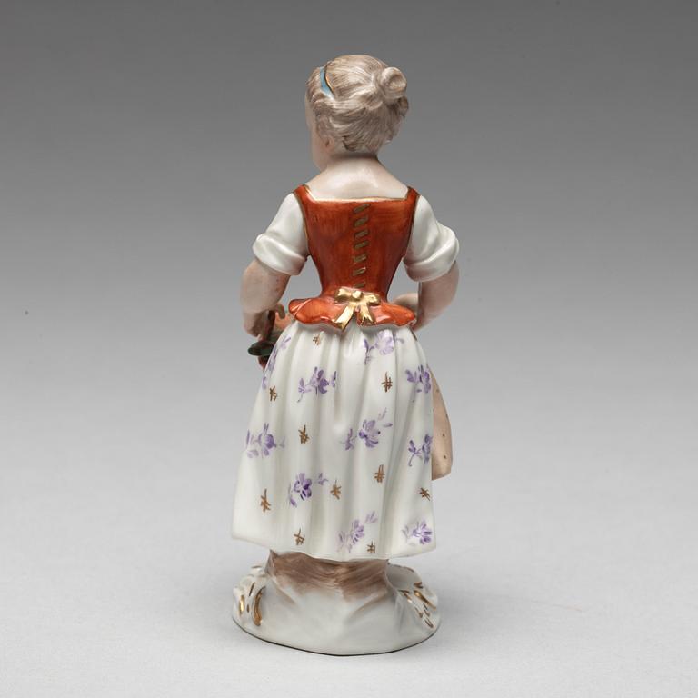 FIGURIN, porslin. Meissen, 1900-tal.
