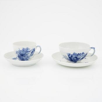 A xx-piece porcelain service, 'Blur flower', Royal Copenhagen, Denmark.