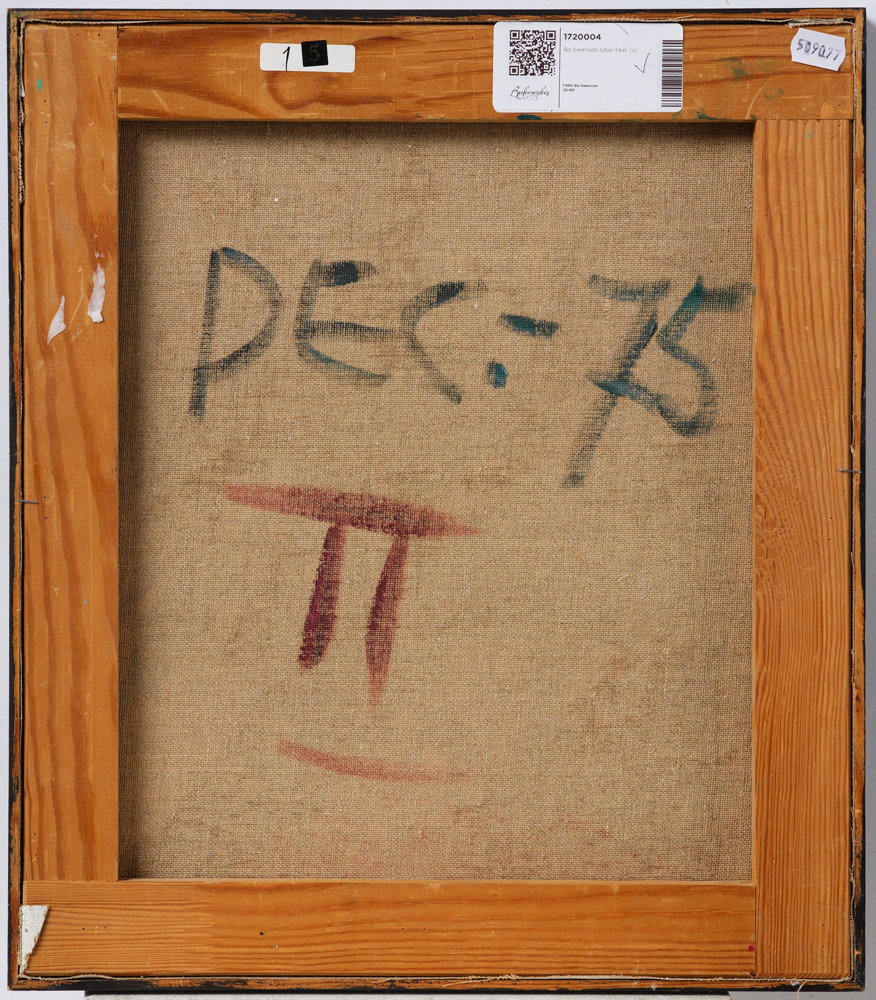 Bo Swenson, Untitled.