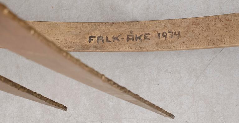 ÅKE FALK, skulptur, metall.