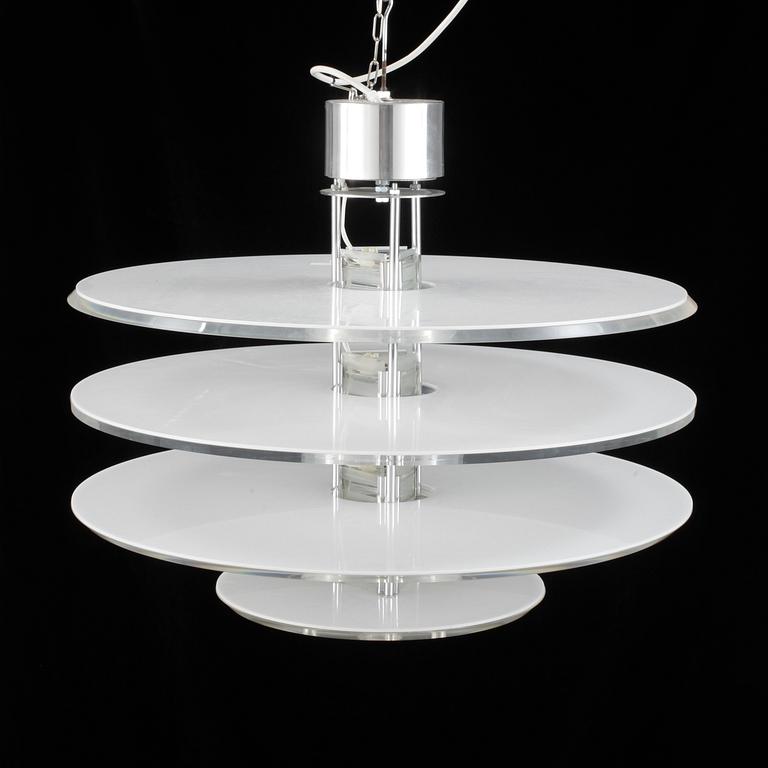 TAKLAMPA, "Flash Gordon", design Stig Ahlström & Clas Kock, Ateljé Lyktan, Åhus. Höjd ca55cm.